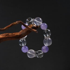 Celestial Trinity" Crystal Bracelet🌌✨🌙 Like wearing a galaxy of love, clarity and intuition ✨🌌🌙 - 图片 1