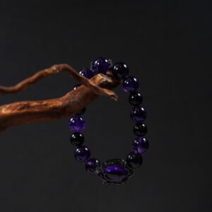 💜 "Uruguayan Violet Trinity" Crystal Set 💜 12mm + 10mm Amethyst + Rare Amethyst Geode Box - 图片 1