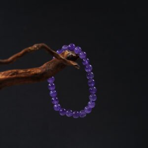 💜 "Lavender Mist" Crystal Bracelet 💜 8mm Delicate Lavender Amethyst Strand - 图片 1