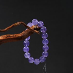 💜 "Lilac Dreamweaver" Crystal Bracelet 💎 13mm Premium Lavender Amethyst Strand - 图片 1