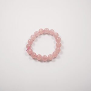 🌸 "Pink Serenity" Rose Quartz Bracelet 🌸 12mm Premium Mozambican Rose Quartz Beads - 图片 3