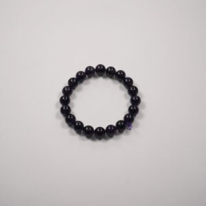 💜 "Midnight Violet" Crystal Bracelet 💜 10mm Deep Uruguayan Amethyst - 图片 3