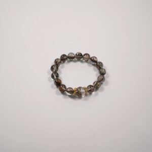🌟✨ "Mystic Forest" 11mm Red Skin Green Phantom Quartz Bracelet: Embrace Transformation and Inner Strength! 🌲💎 - 图片 3