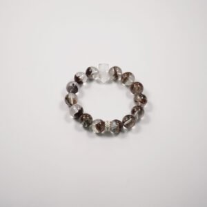 🌟✨ "Nature's Embrace" Phantom Quartz and Clear Quartz Bracelet: Ground Yourself in Beauty and Strength! 🌿💎 - 图片 3