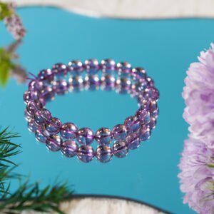 💜 "Andean Twilight" Crystal Bracelet 💜 10mm Bolivian Amethyst - 图片 2
